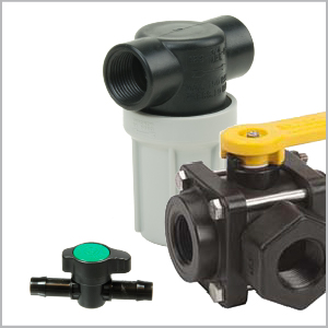 Poly Ball Valves & Strainers