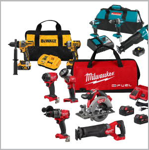 Power Tools Combo Kits