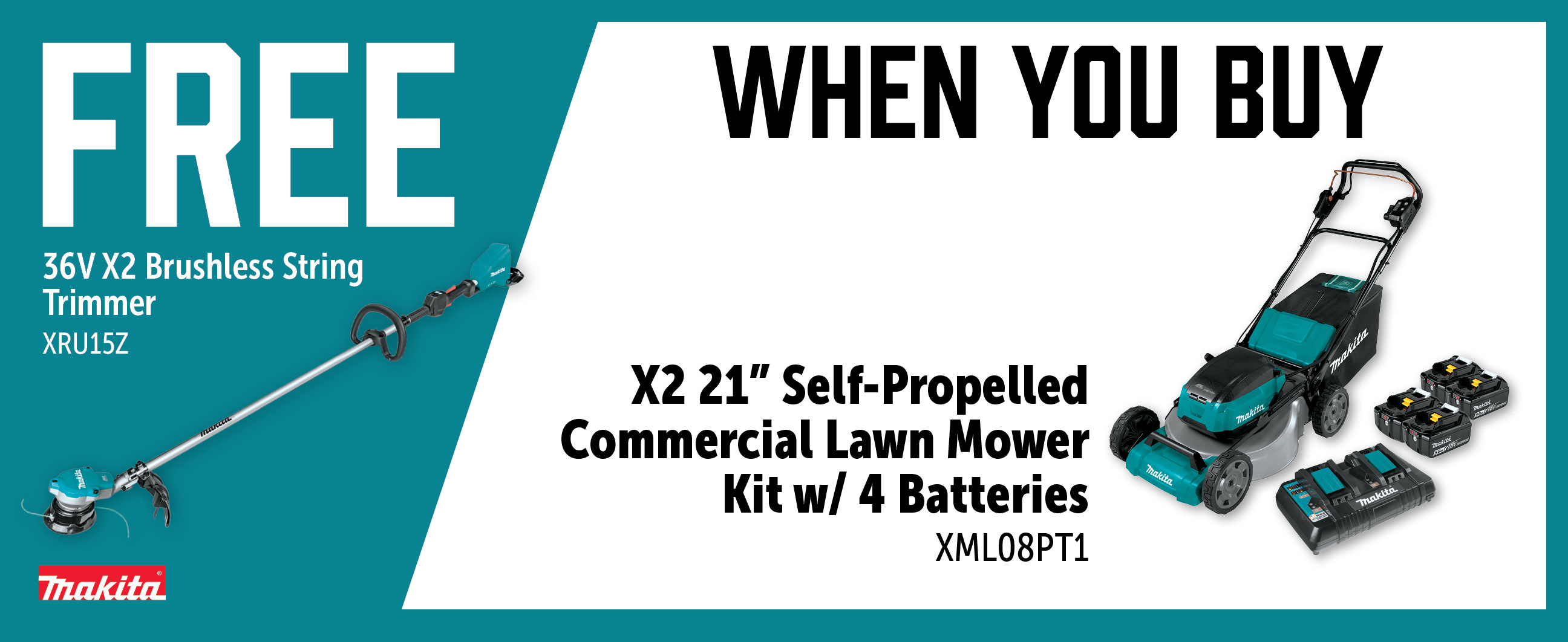 Makita Aug-Oct: Buy a XML08PT1 and Get a Free XRU15Z