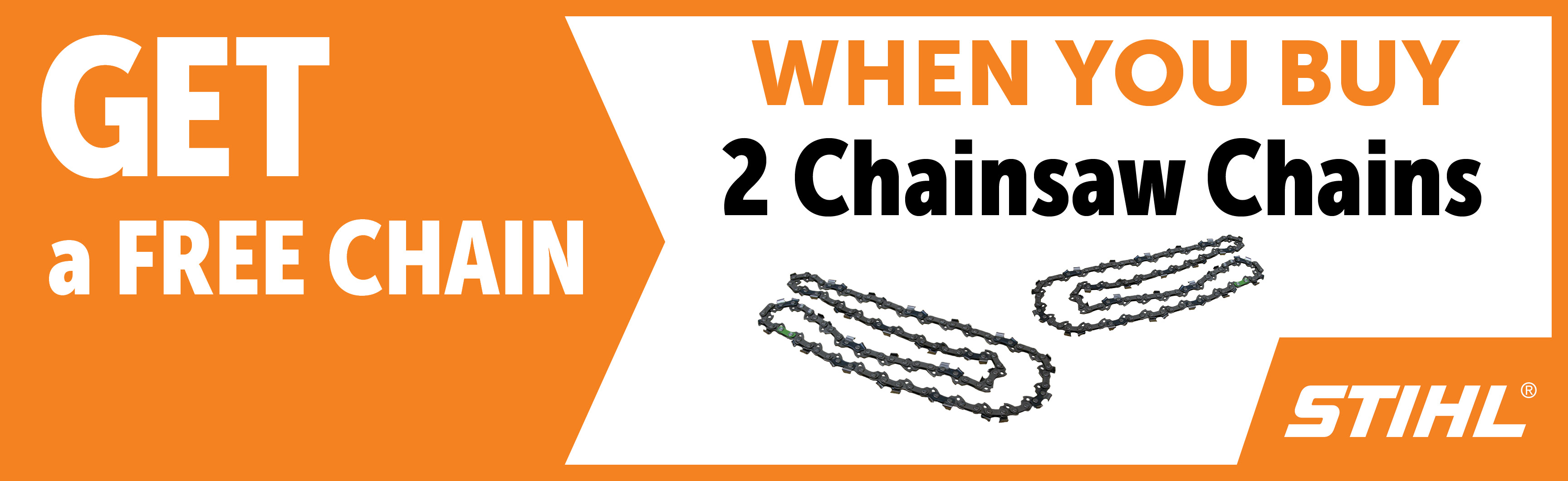 STIHL: Buy 2 Chainsaw Chains get 1 FREE