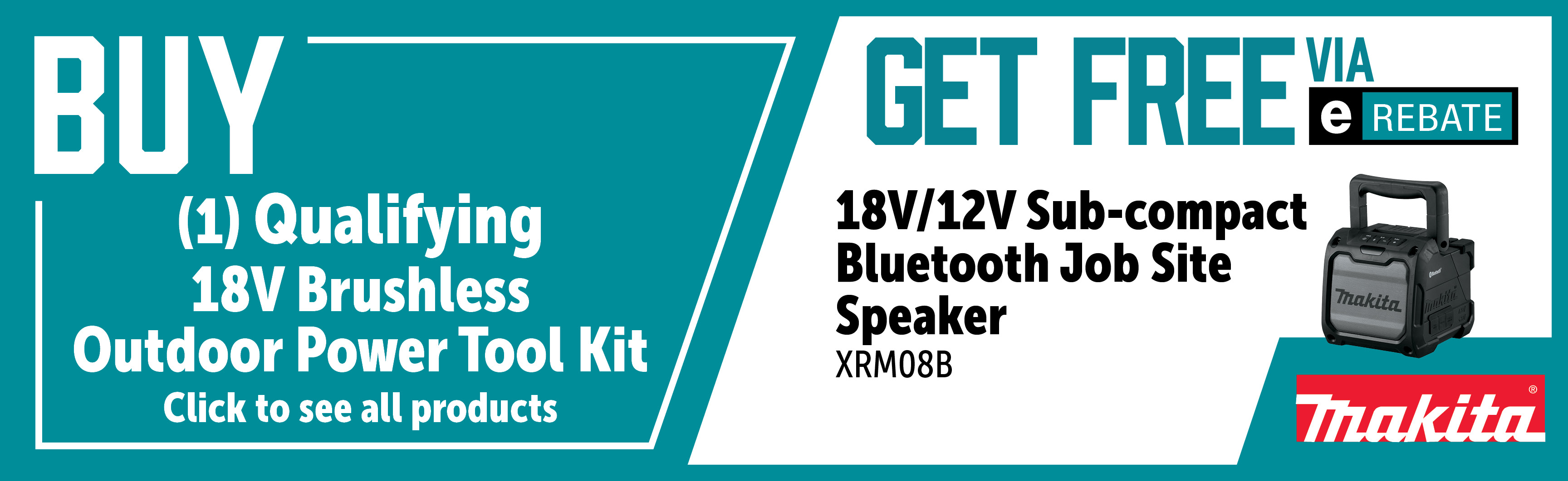 Makita Feb-Apr: Buy a Qualifying Kit and Get a Free XRM08B via E-Rebate