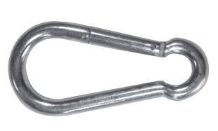 STAINLESS STEEL SPRING SNAP HOOK (3/8) - (2 PACK)-SSSH-38-2