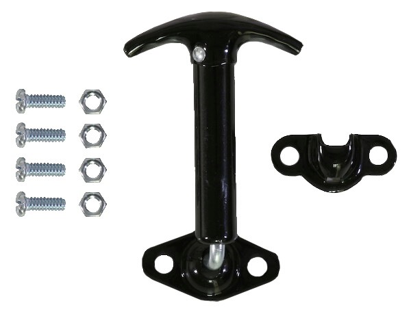 Buyers Black Enamel Spring-Loaded Hood Latch