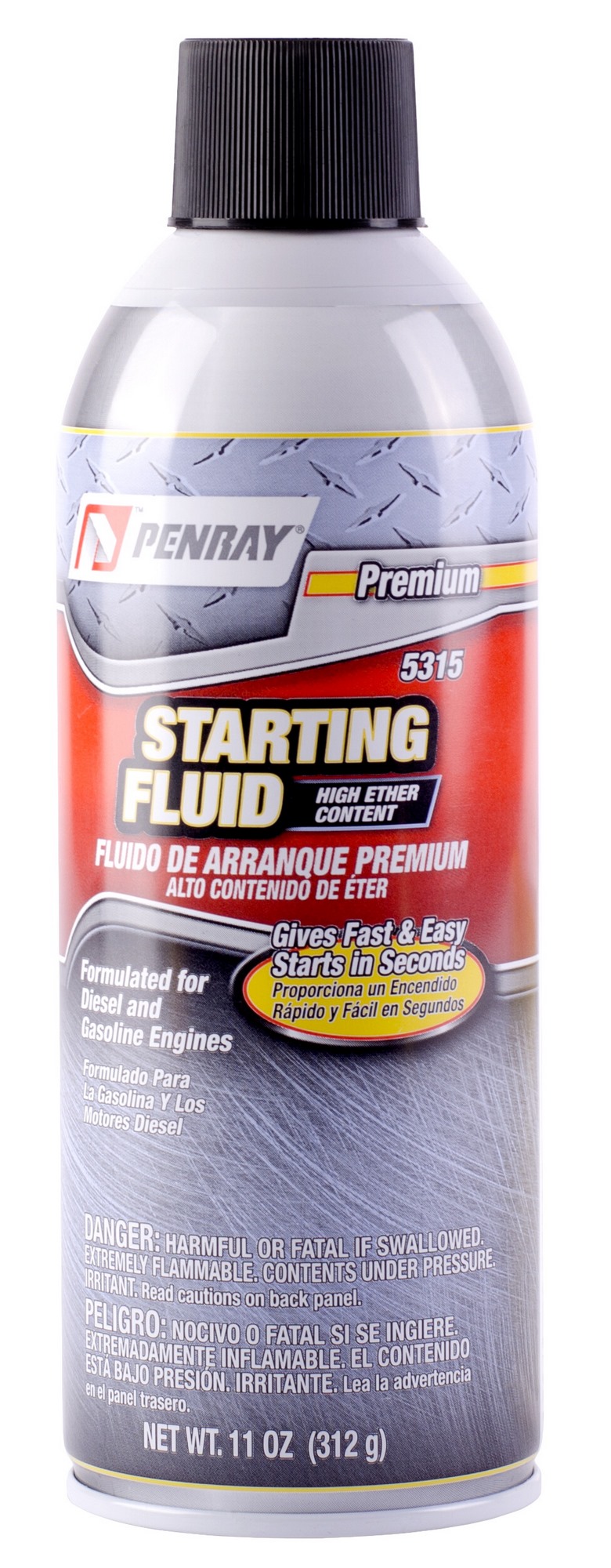 Penray 11 oz Bottle Pale Yellow Starting Fluid