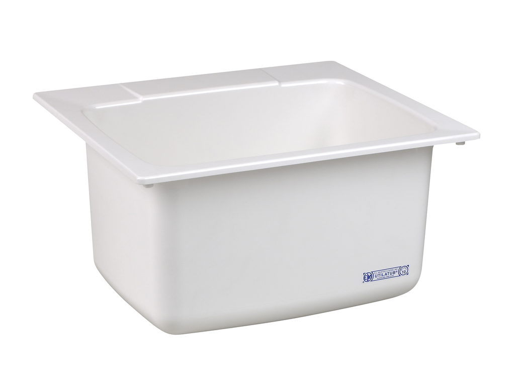 みやたく Mustee UTILITY SINK 22X25 WHITE