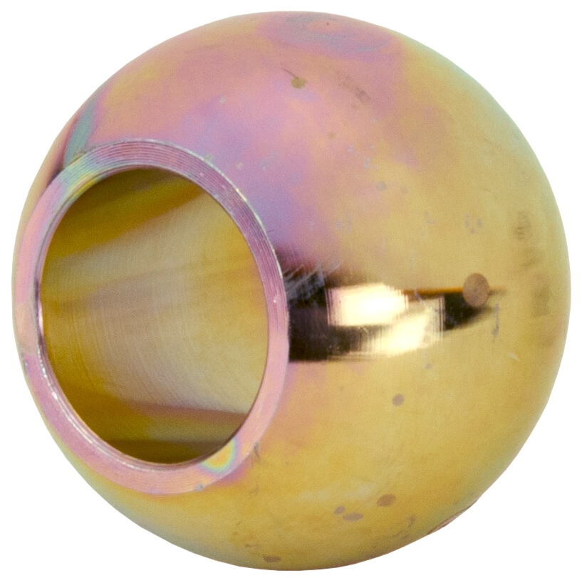 Double HH 1 in dia x 1-3/4 in L Hole Size 2 Category Yellow Zinc Plated ...