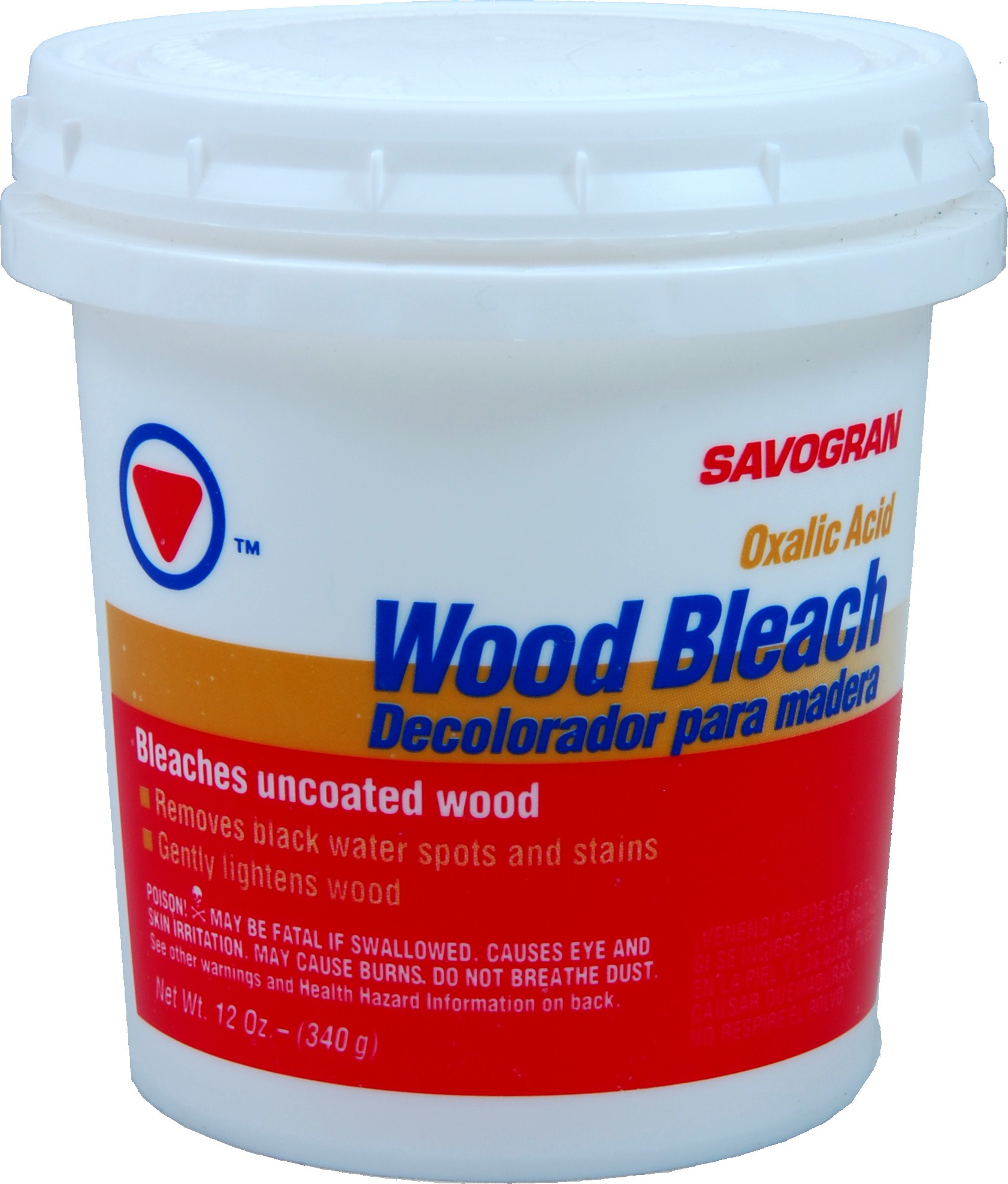 SAVOGRAN Wood Bleach Crystalline Solid (White) 12 oz