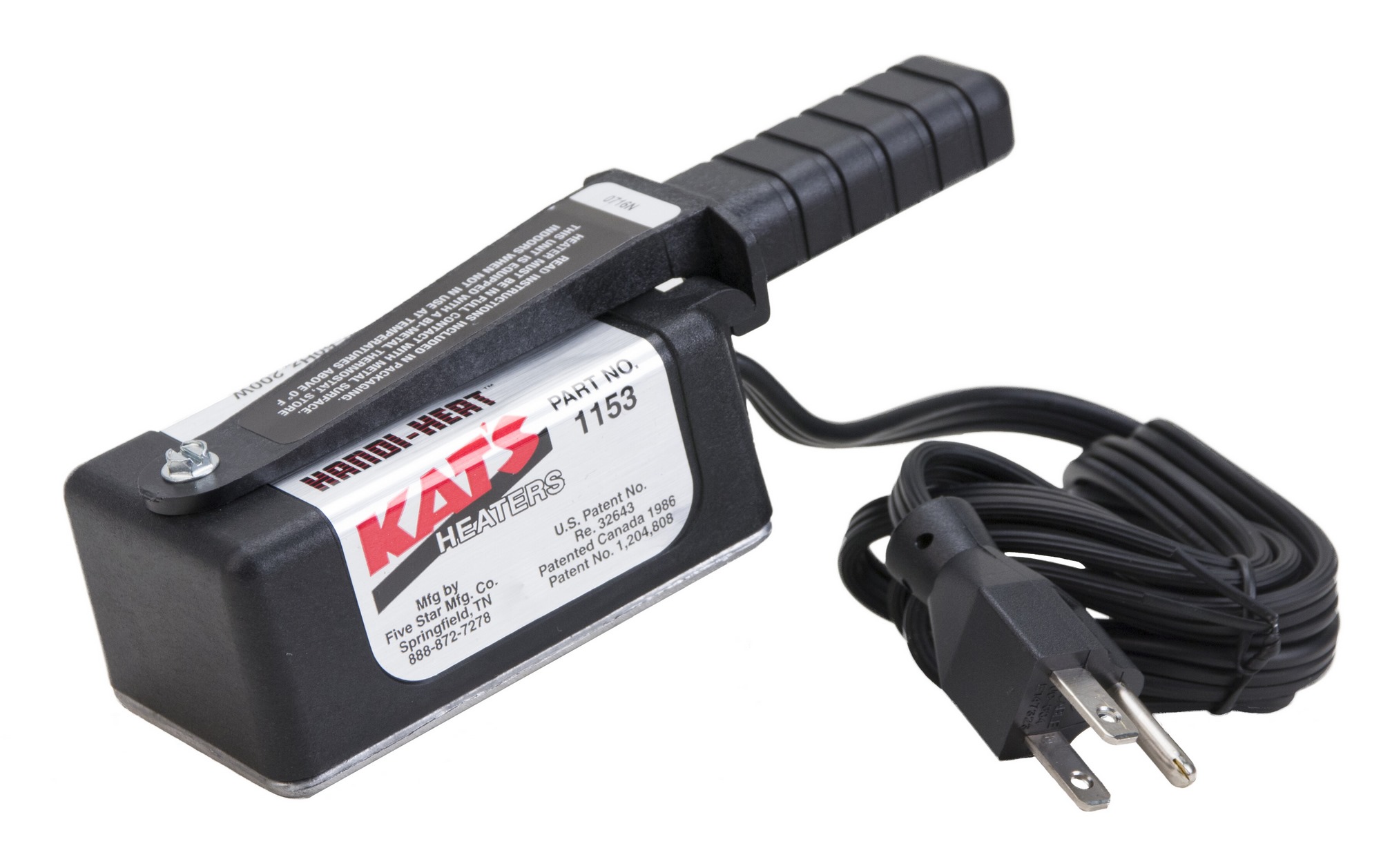 Kat's 850 Watt Aluminum Circulating Tank Heater - Thermostatic Engine Heater 13080