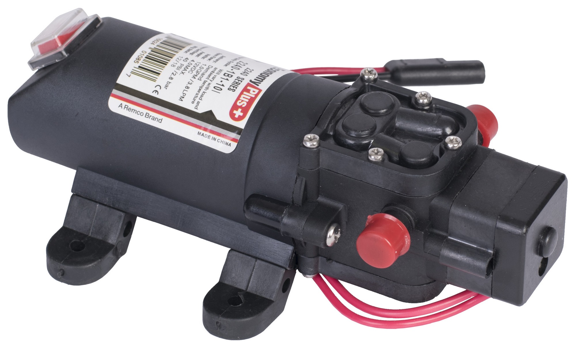 Remco 12V GPM 40psi Electric Demand Diaphragm Pump with On-Off