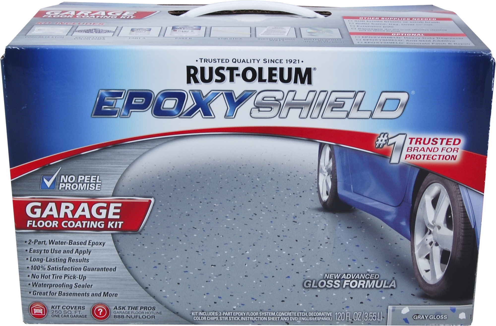 Rustoleum EPOXYSHIELD Garage Floor Coating Kit (Gloss - Gray)