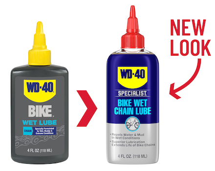 WD-40 4 oz Liquid Light Amber Wet Bike Chain Lubricant
