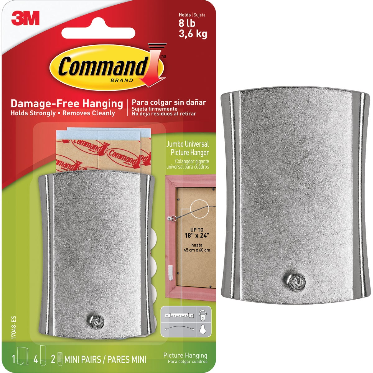 Command jumbo universal picture hanger hotsell
