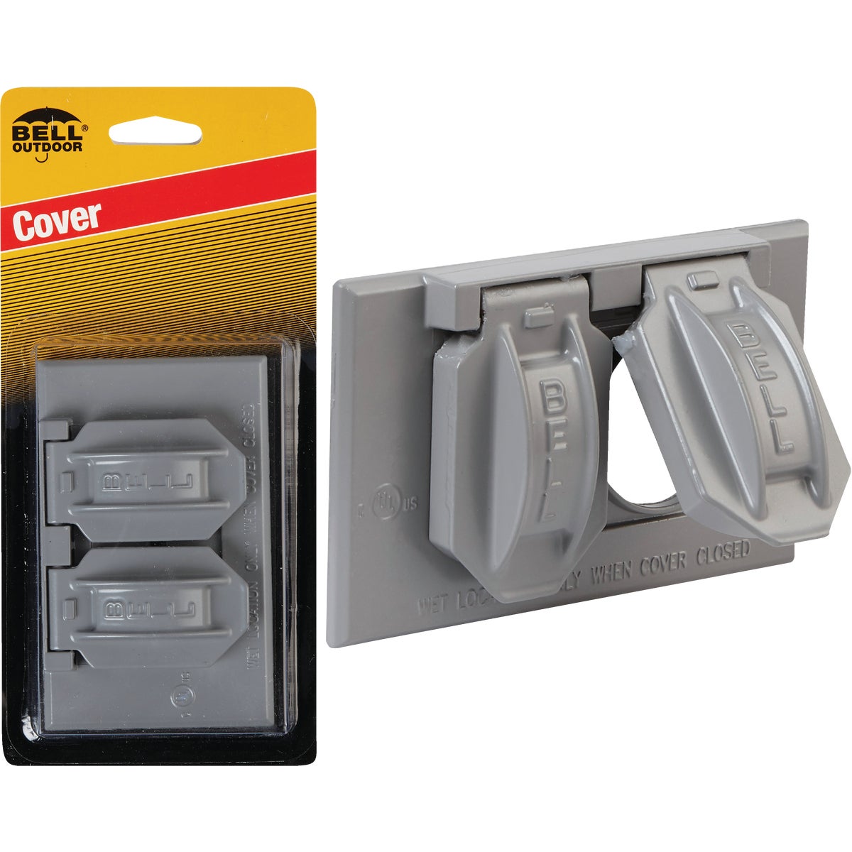 大特価セール Bell Horizontal Outdoor Weatherproof Gray Aluminum Duplex テープ・マスキングテープ