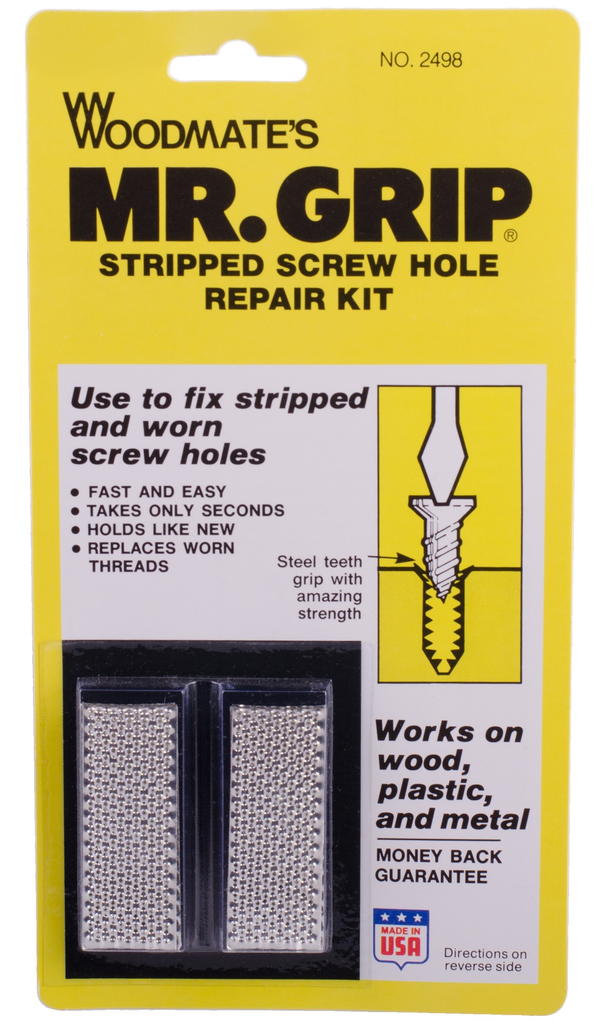 Woodmate's Mr. Grip Screw Hole Repair Kit (8pk)