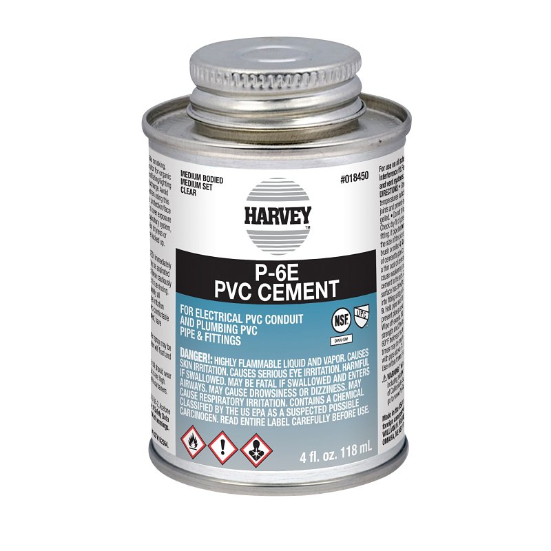 Harvey 18450-12 Conduit Cement, 4 oz, Can, Liquid