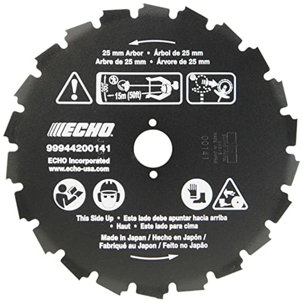 Echo 8 in Steel 2 mm Tooth Brush Saw blade