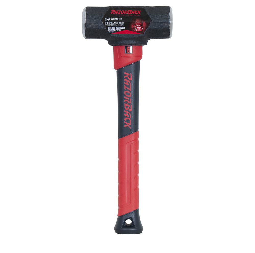 Razor-Back 6 lb Forged Steel Fiberglass Engineer Hammer