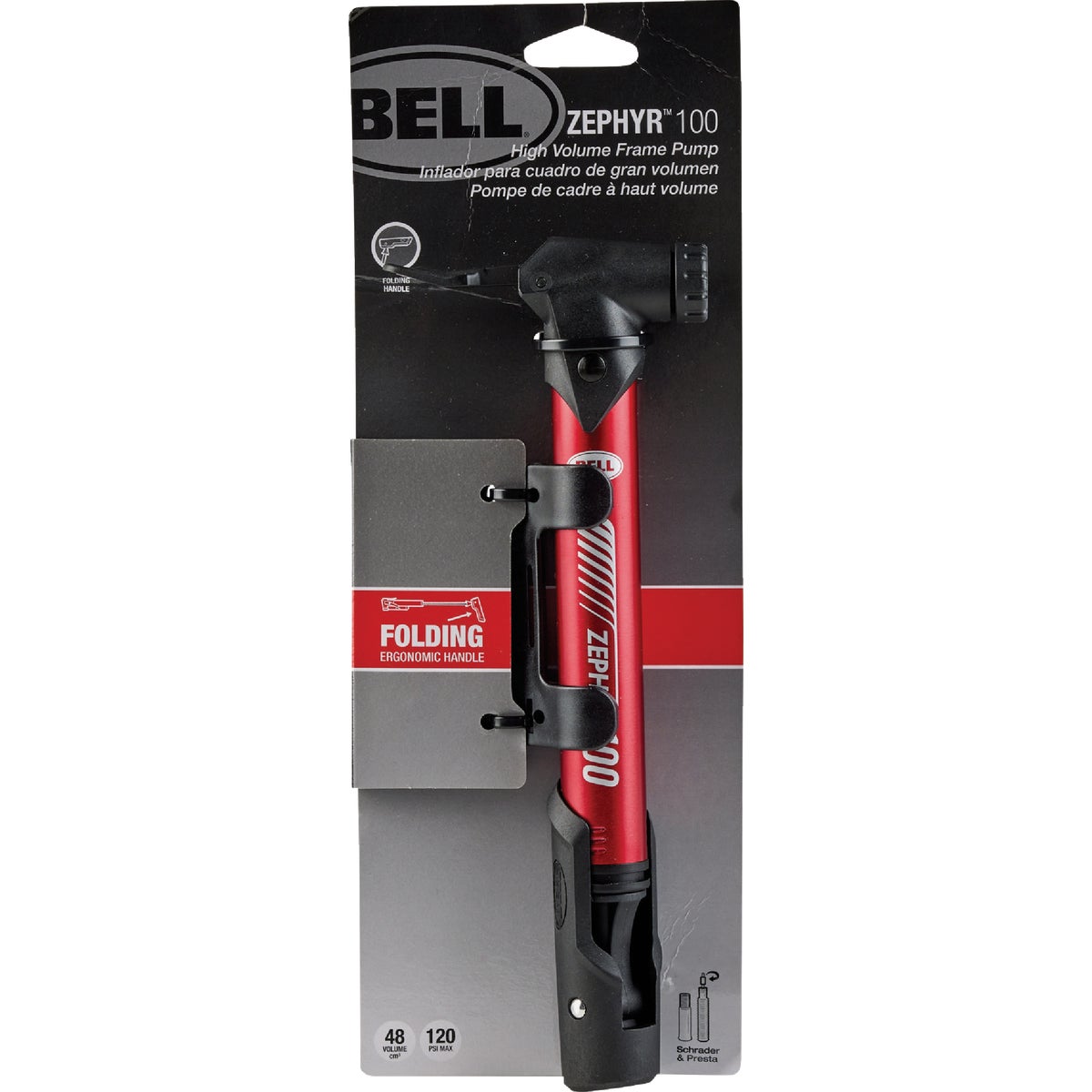 Bell Sports Zephyr 100 Bicycle Frame Pump