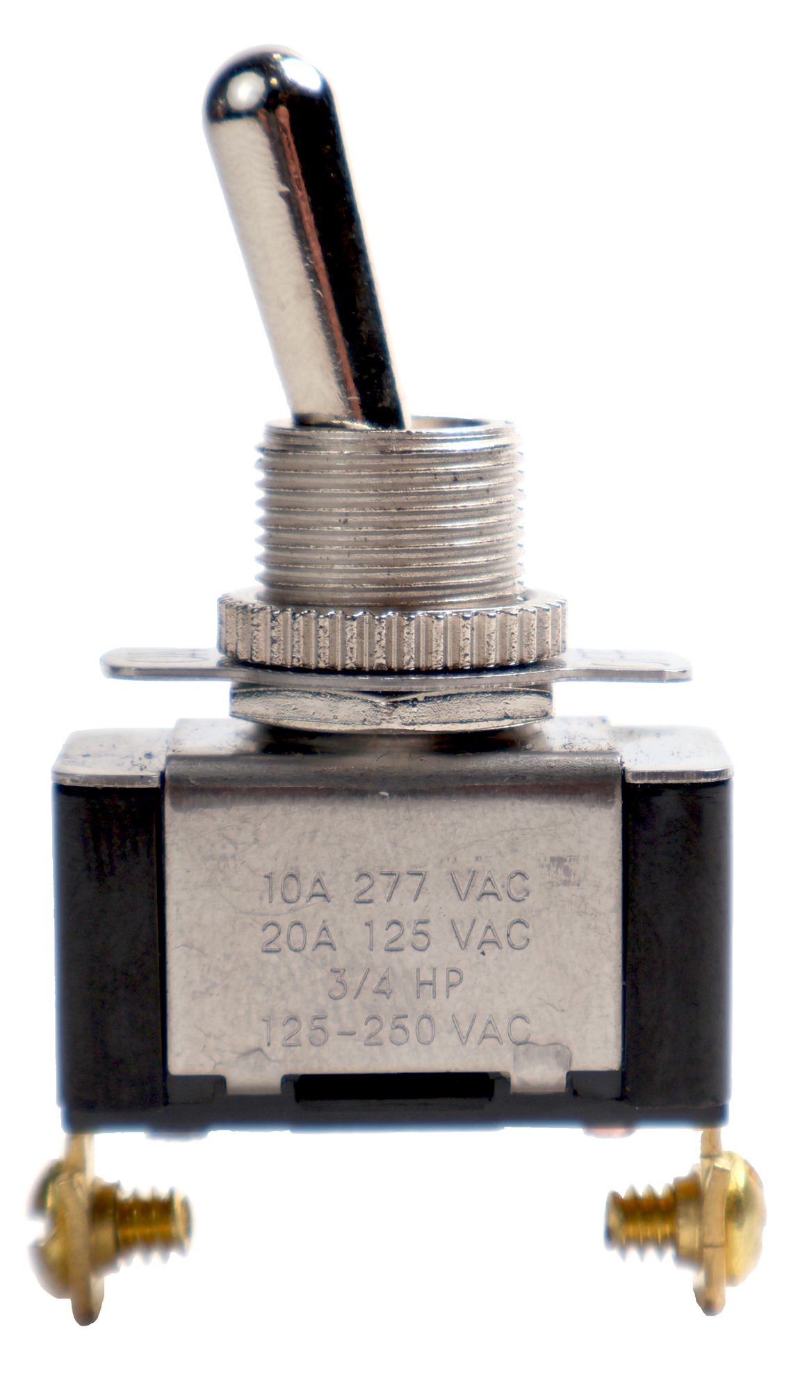 SPST On-(Off) Toggle Switch, Screw Terminal