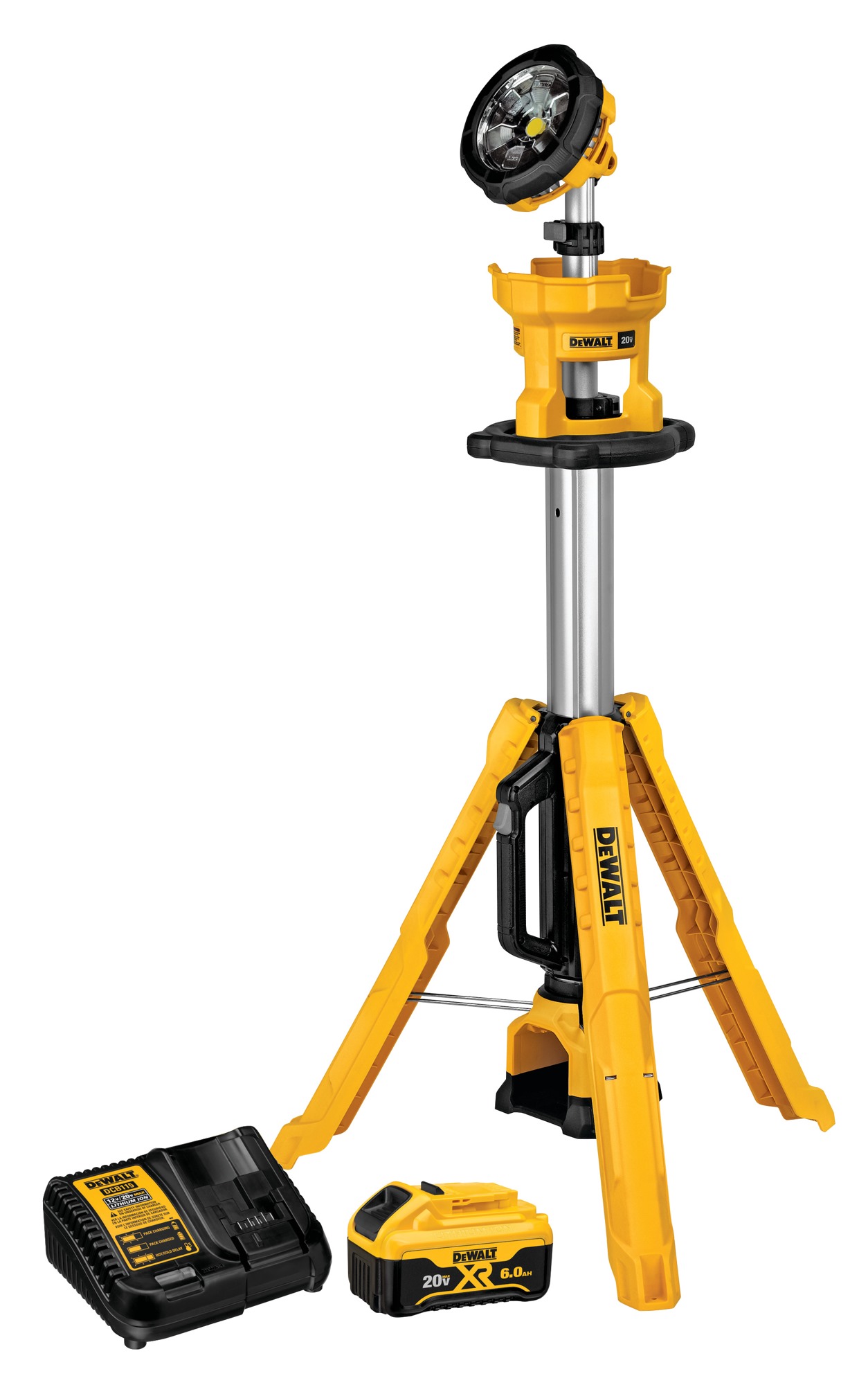 Dewalt 20V MAX* LED Work Light w/Tripod Base Kit