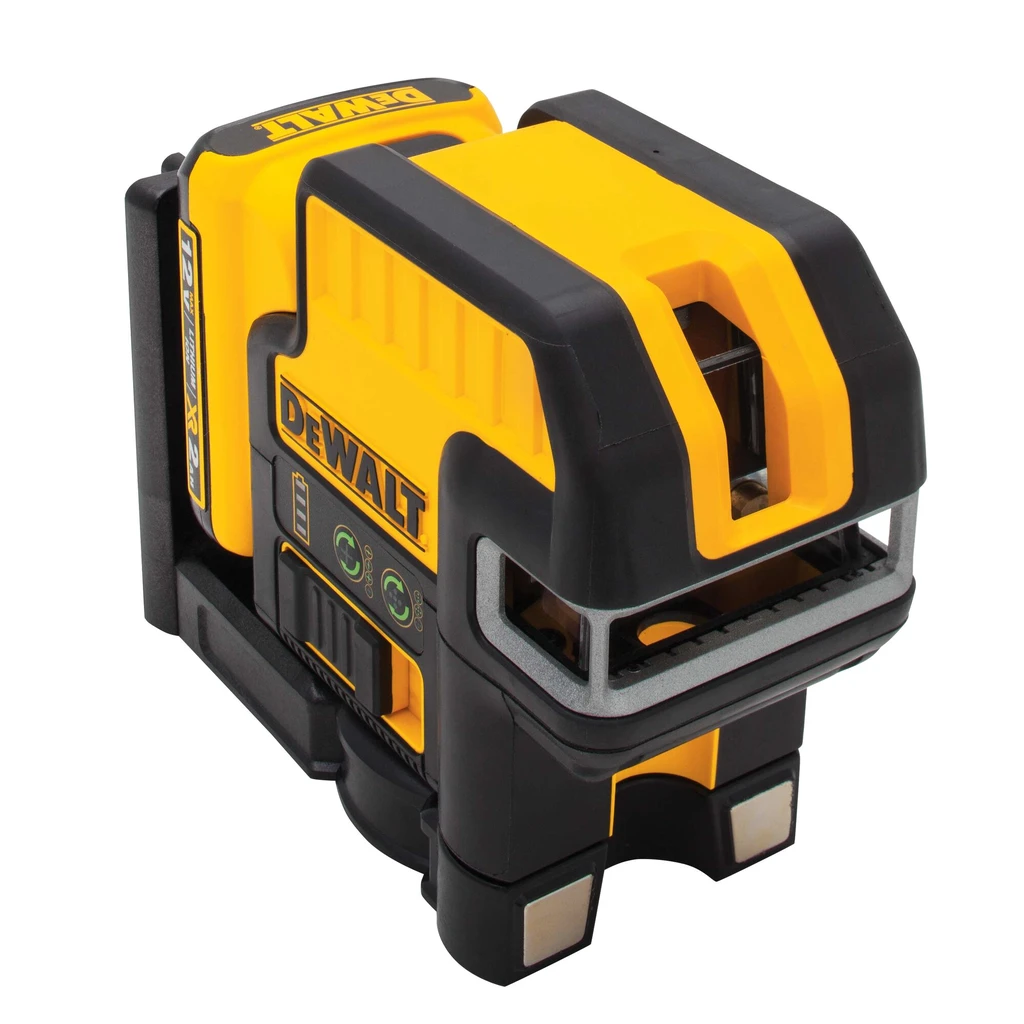 DEWALT 12V MAX Laser Level, 5 Spot Laser and Cross Line Laser, Green