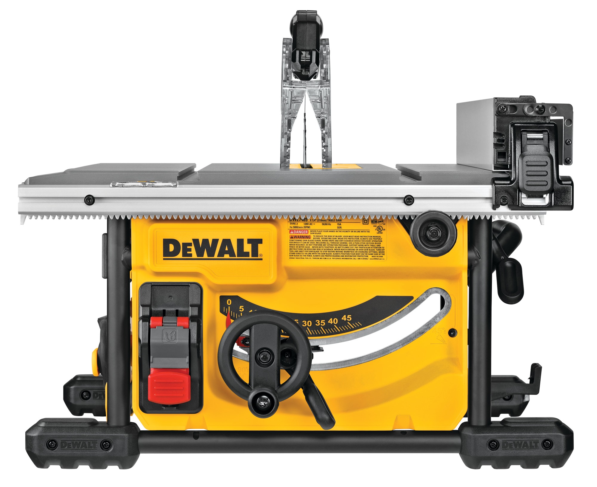 Dewalt DEWALT 15 Amp 8-1/4 in. Compact Portable Jobsite Table Saw