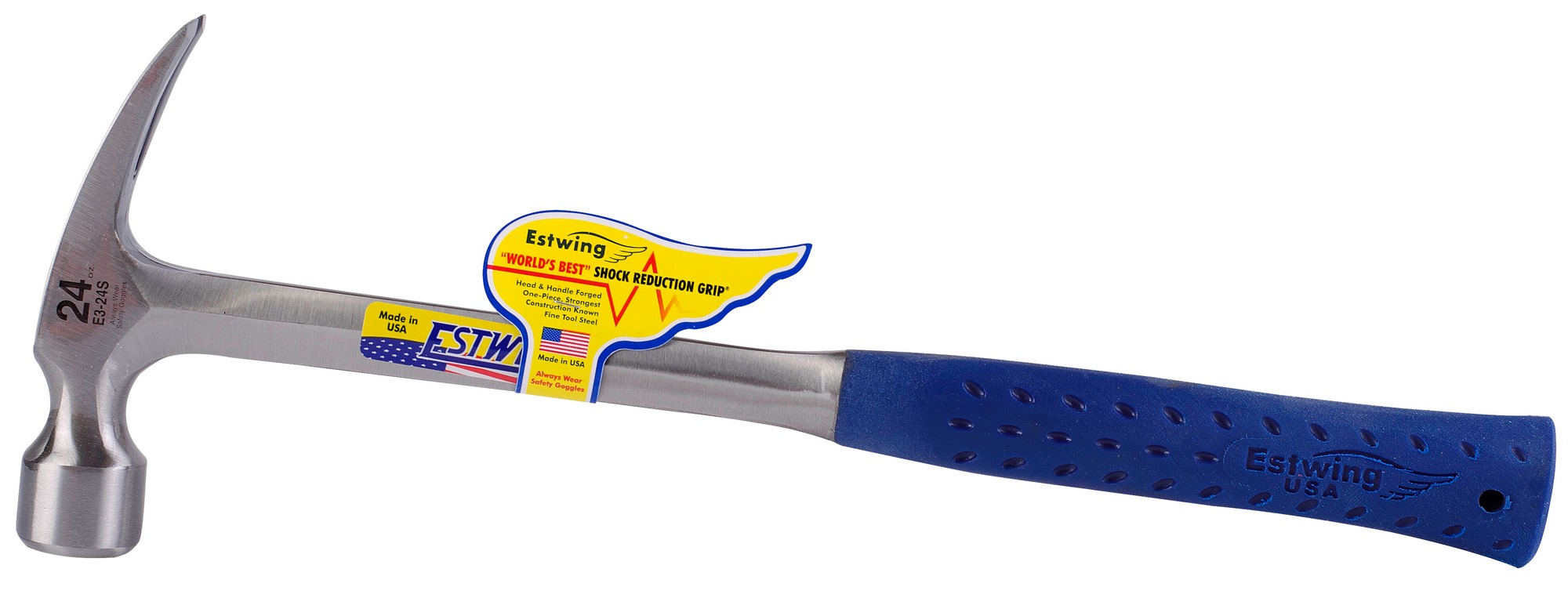 Estwing 24 oz Steel Silver Framing Hammer