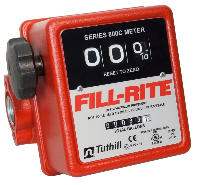 Fill-Rite 807CMK Flow Meter Kit, 3/4 in Connection, NPT, 5 to 20 gpm ...