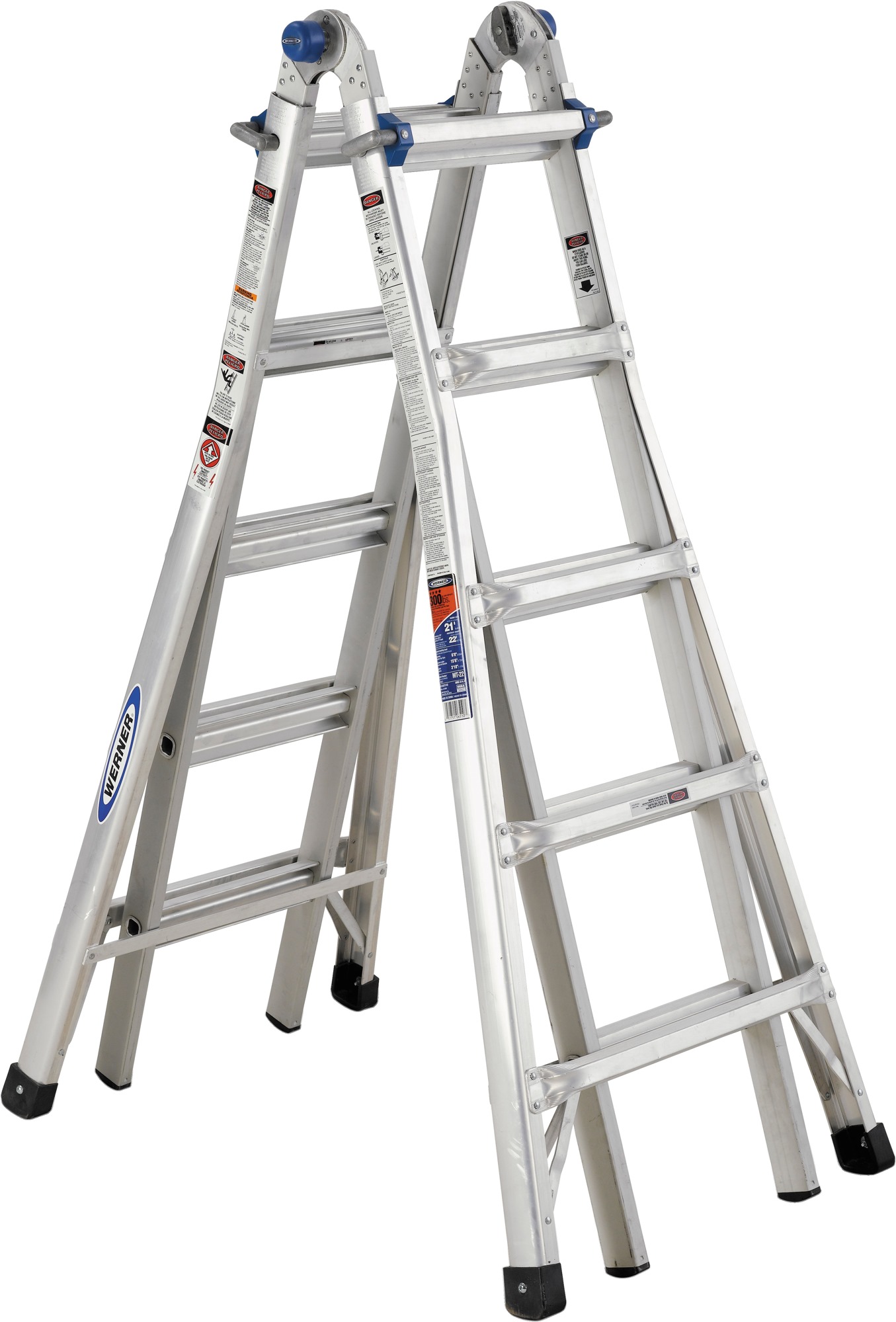 Werner Type IA Telescoping MultiLadder - 22 ft