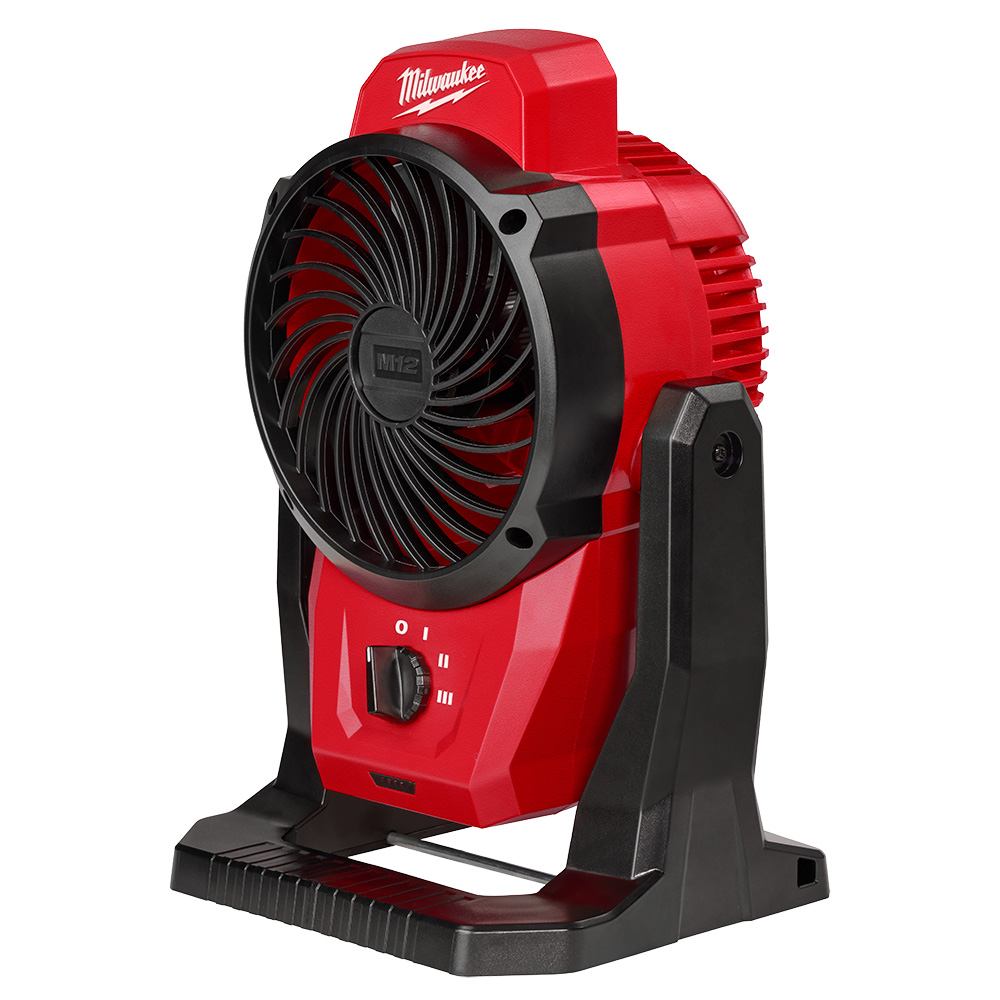 Milwaukee M12 AF-0 業務用扇風機 Milwaukee M12™ 6 in. Mounting Fan (Tool Only)