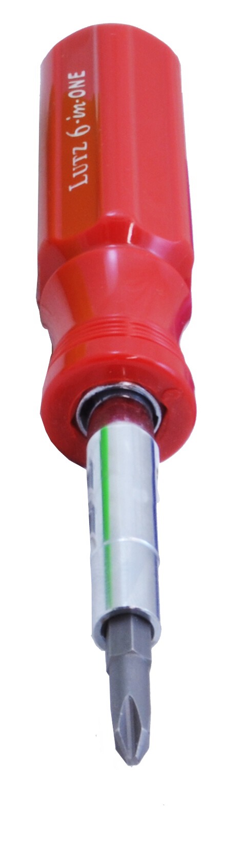 Lutz Red 6-in-1 Screwdriver