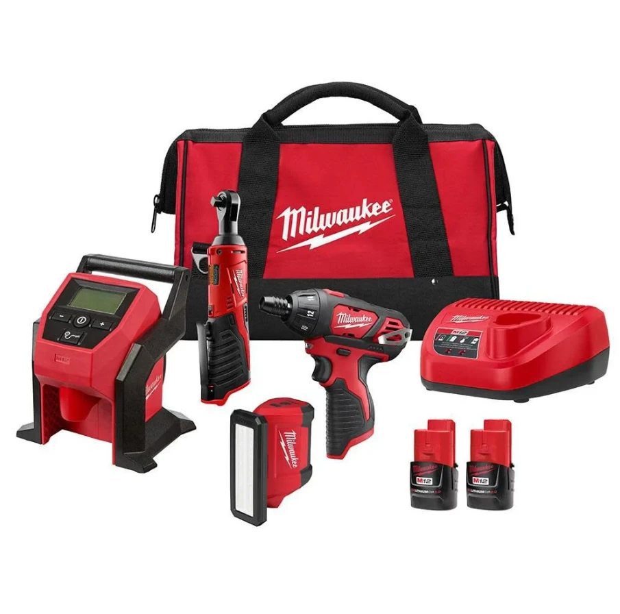 Milwaukee M12 4 Tool Combo Kit