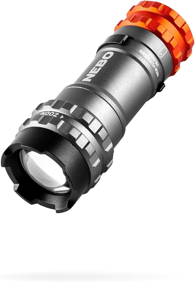 NEBO Newton 1000 – Torche Portable Puissante – Lampe LED Grise Neuve