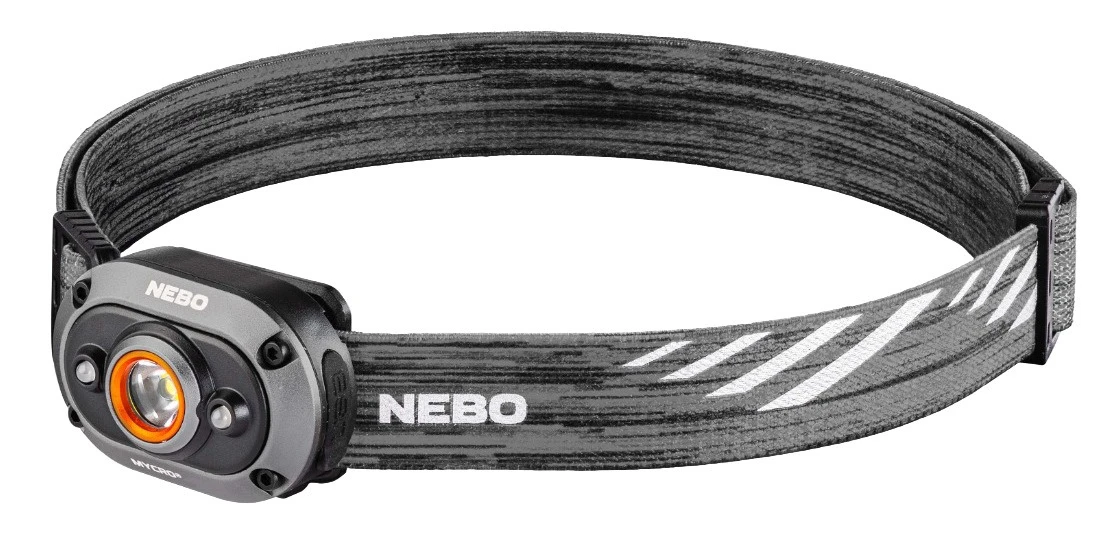 NEBO MYCRO 450 Rechargeable Headlamp, Gray