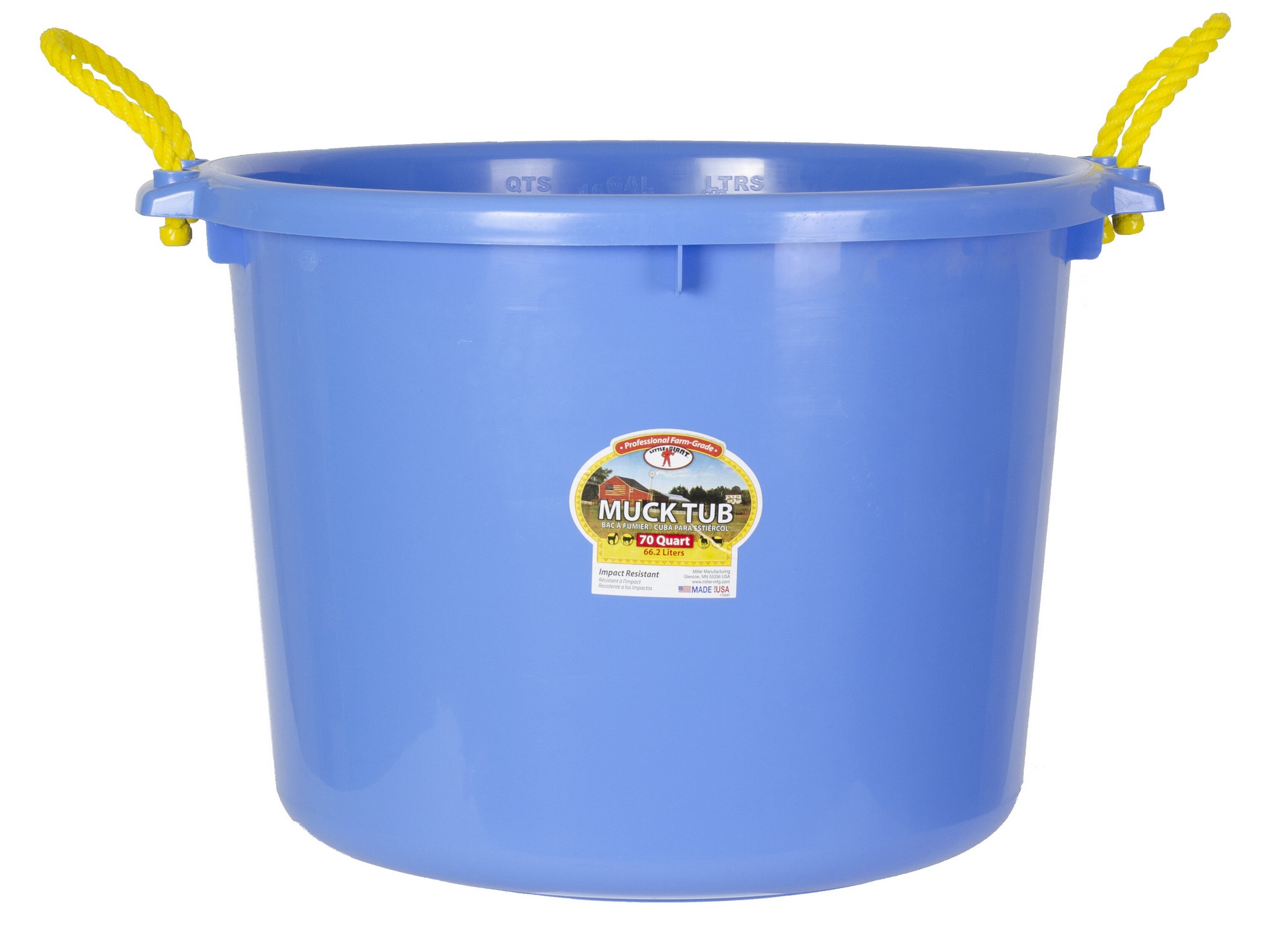 Little Giant Products 70qt Berry Blue Muck Bucket