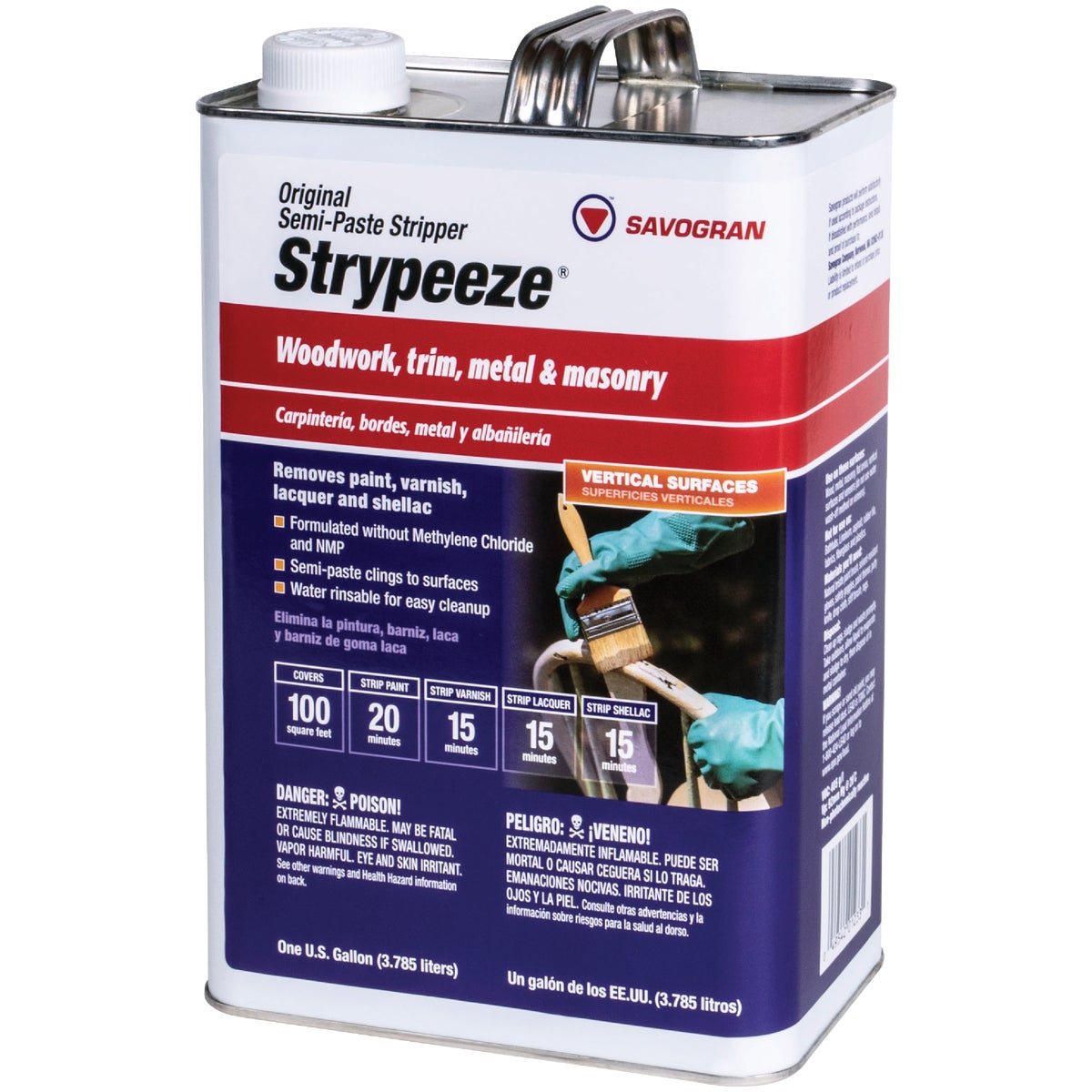 Savogran Strypeeze Methylene Chloride Free Stripper - 1 gal