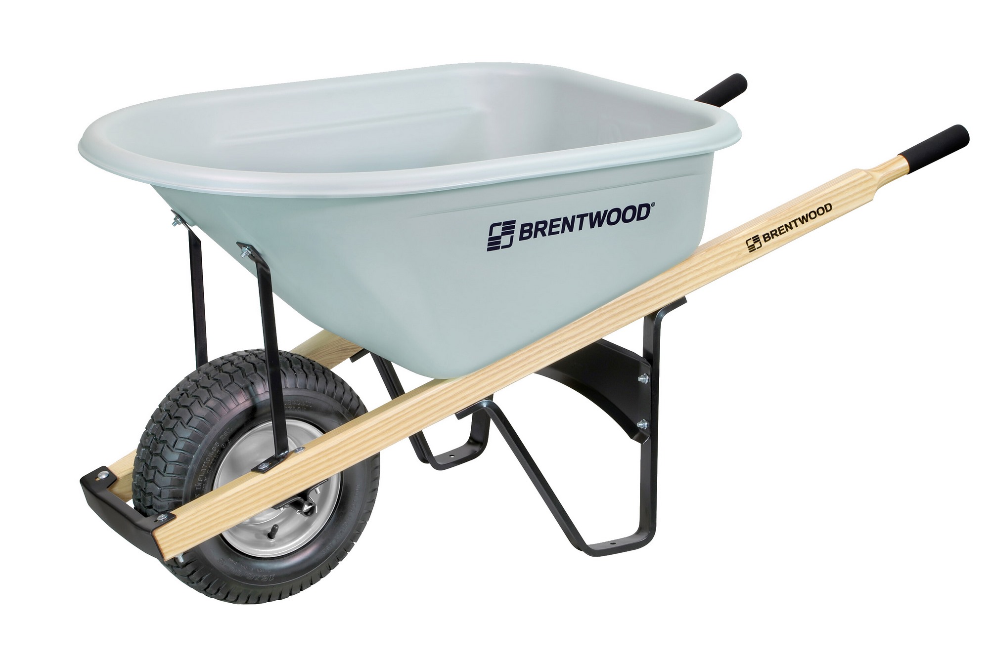 Brentwood 6 Cu. Ft. Poly Wheelbarrow