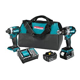 Makita 18V LXT Lithium Ion Brushless Cordless 2 Pc. Combo Kit 5.0Ah