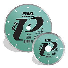 Pearl Abrasive - P4 Lame pour porcelaine à sec. 8 mm Rim 4