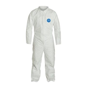 Liberty® Safety TY122S-L S-L Tyvek® 400 FC White Safety Coverall