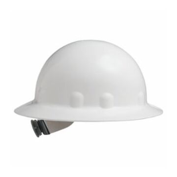 Fibre-Well by Honeywell E2RW01A000 Cap Style Superlectric Thermoplastic White E1 Full Brim Hard Cap