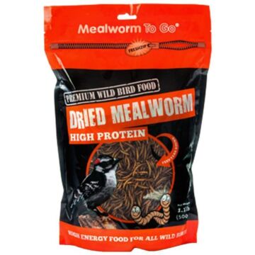 Mealworm To Go® WB125 1.1 lb Zip-Lock pouch Dried Mealworm