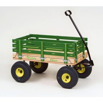 Valley Road Woodworks 1300 GREEN POLY 1100 lb Rack 48 in Speeder Wagon