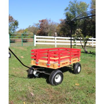 Valley Road Woodworks 350 POLY RED 1000 lb Rack 40 in Speeder Wagon