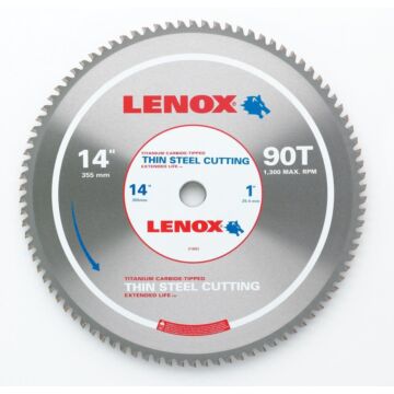 LENOX Carbide Tipped 90 Metal Circular Saw Blade