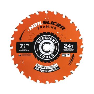 CRESCENT Apex® NailSlicer™ 7-1/4 in Carbide Tipped Circular Saw Blade