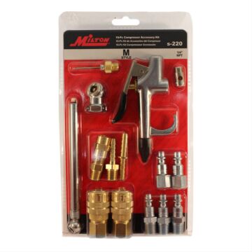 Milton 16-Pieces Compressor Accessory Kit