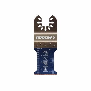 Arrow Fastener 1-5/16 in Bi‑Metal Faster Standard Wood and Nail Oscillating Tool Blade
