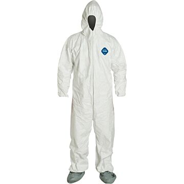 Liberty® Safety TY122S-M S-M Tyvek® 400 FC White Safety Coverall