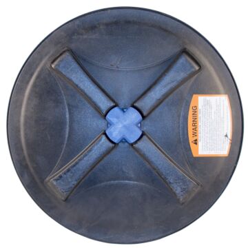 16"Threaded Lid/Ring Blue Vented
